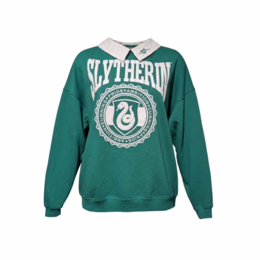 Warner Bros. Teal Slytherin Crewneck